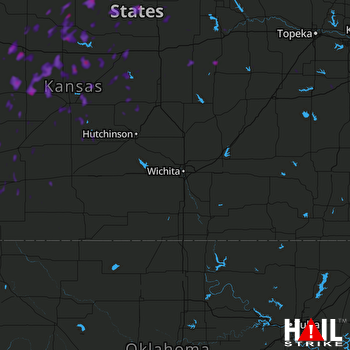 Hail Map Hays, KS 06-19-2018