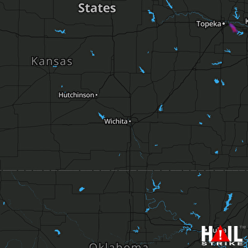 Hail Map Tecumseh, KS 06-24-2018