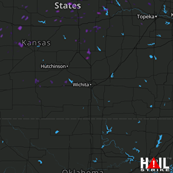 Hail Map Clay Center, KS 07-13-2018