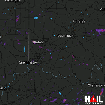 Hail Map Chillicothe, OH 09-06-2018