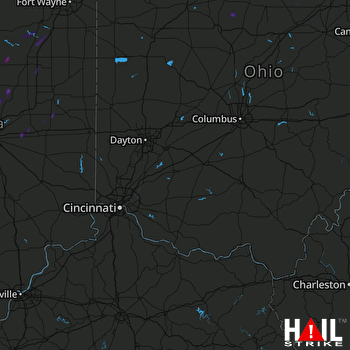 Hail Map Noblesville, IN 07-05-2019