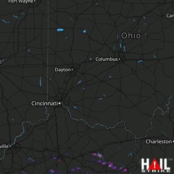 Hail Map Stanford, KY 05-11-2017
