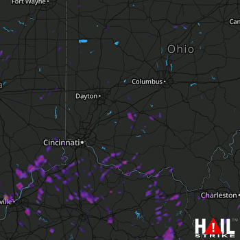 Hail Map Goshen, IN 05-20-2017