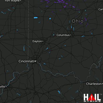 Hail Map Upper Sandusky, OH 07-07-2017