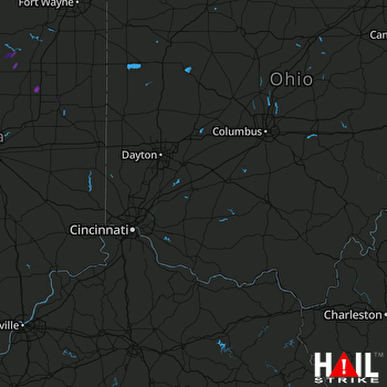Hail Map Greenwood, IN 09-22-2017