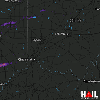 Hail Map Seymour, IN 11-05-2017