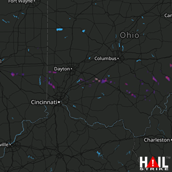 Hail Map Hamilton, OH 05-14-2018