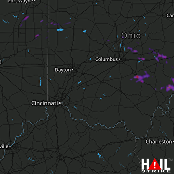 Hail Map Lancaster, OH 05-14-2018
