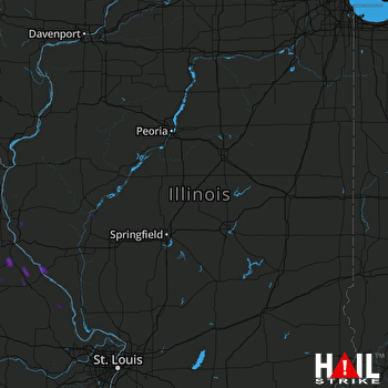Hail Map New London, MO 09-19-2019