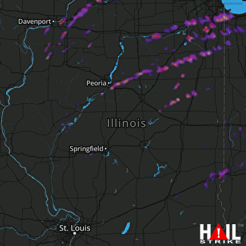 Hail Map Joliet, IL 05-23-2020