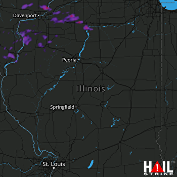 Hail Map Mount Pleasant, IA 06-03-2020