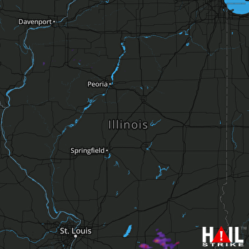 Hail Map Mount Vernon, IL 08-19-2017