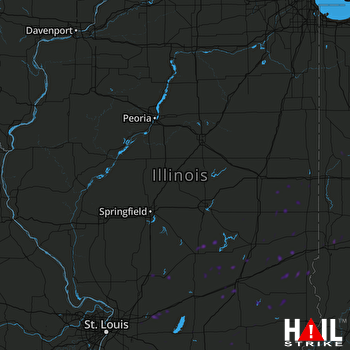 Hail Map Mount Vernon, IL 04-03-2018