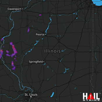 Hail Map Carthage, IL 05-26-2018