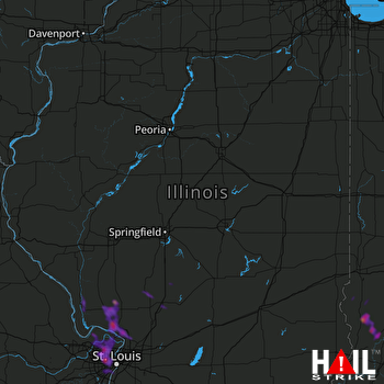 Hail Map Florissant, MO 05-27-2018