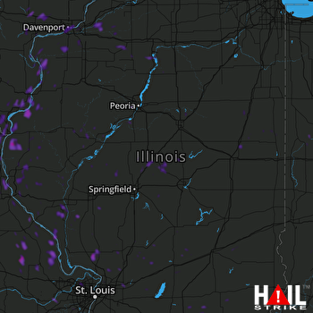 Hail Map Jerseyville, IL 06-20-2018