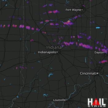 Hail Map Dayton, OH 05-27-2019