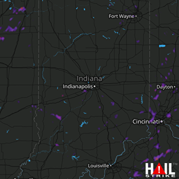 Hail Map Loveland, OH 08-20-2019