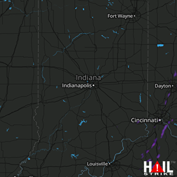 Hail Map Georgetown, KY 07-01-2018