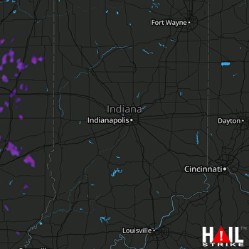 Hail Map Decatur, IL 07-14-2018