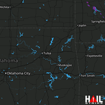 Hail Map El Dorado Springs, MO 06-21-2019