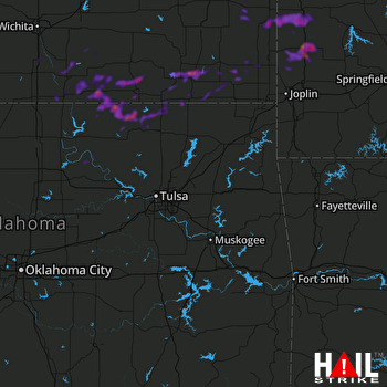 Hail Map Independence, KS 08-17-2019