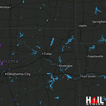 Hail Map Cashion, OK 05-22-2020