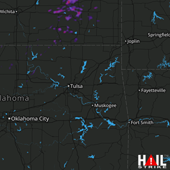 Hail Map Eureka, KS 06-27-2020