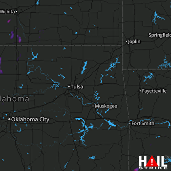 Hail Map Pond Creek, OK 07-20-2020