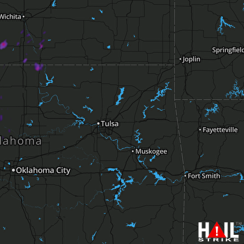 Hail Map Argonia, KS 08-11-2020