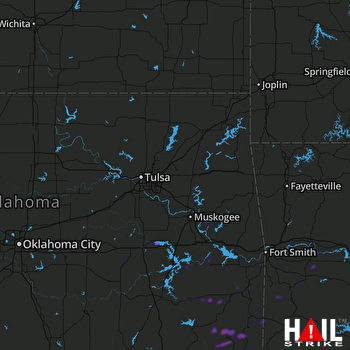 Hail Map Stigler, OK 08-30-2020