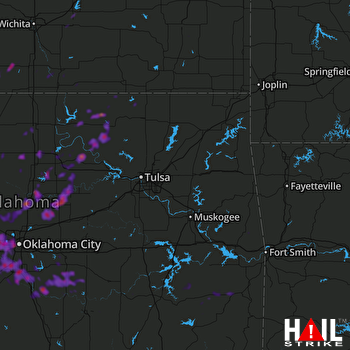 Hail Map Norman, OK 09-01-2020