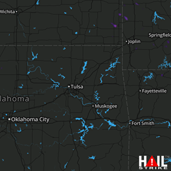 Hail Map Pittsburg, KS 08-13-2021