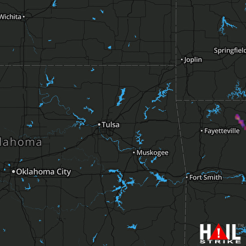 Hail Map TULSA 03-18-2017