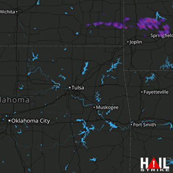 Hail Map Pittsburg, KS 05-27-2017