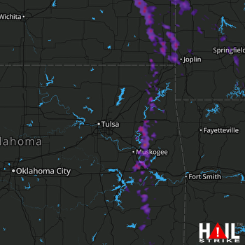 Hail Map Pittsburg, KS 06-17-2017