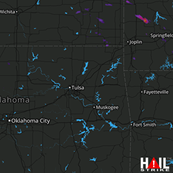 Hail Map Hume, MO 08-11-2017