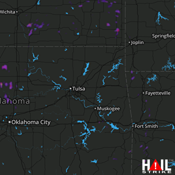Hail Map Winfield, KS 05-24-2018