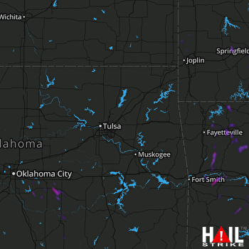 Hail Map Nixa, MO 05-25-2018