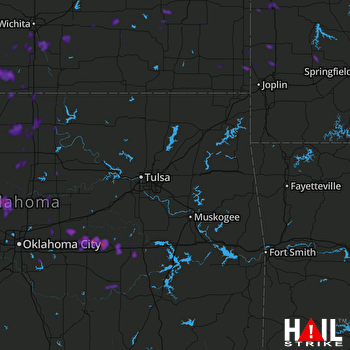 Hail Map Derby, KS 05-31-2018