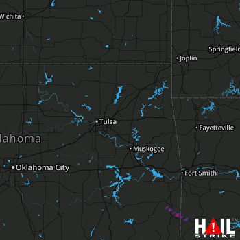 Hail Map Harrison, AR 06-02-2018