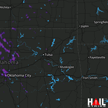 Hail Map Oklahoma City, OK 06-07-2018