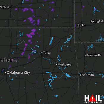 Hail Map Andover, KS 06-12-2018