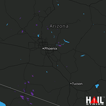 Hail Map PHOENIX 09-06-2017