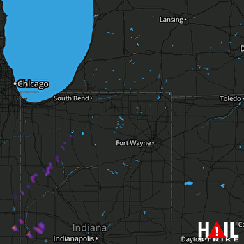 Hail Map Georgetown, IL 04-30-2017