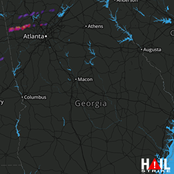 Hail Map Dallas, GA 03-15-2019