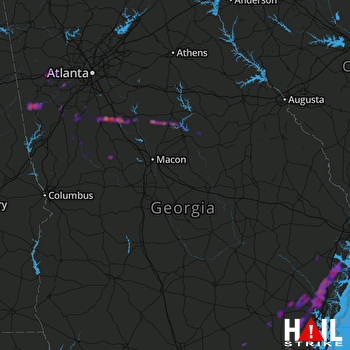 Hail Map Griffin, GA 05-30-2017