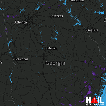 Hail Map Cedartown, GA 07-06-2017