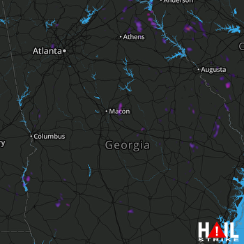 Hail Map Gordon, GA 05-18-2018