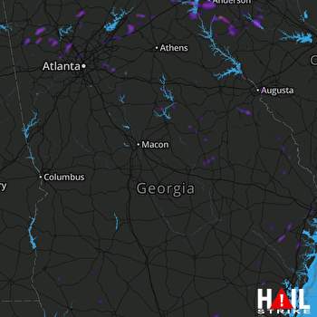 Hail Map Marietta, GA 06-16-2018